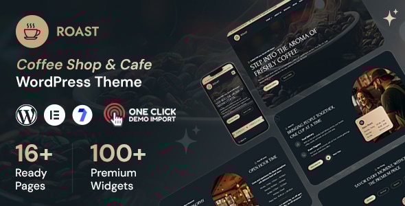 Roast – 咖啡店 WordPress 主题