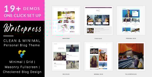 Writepress 个人博客和杂志 WordPress 主题
