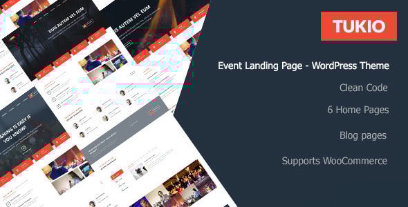 图奇奥 |活动登陆页面 WordPress 主题