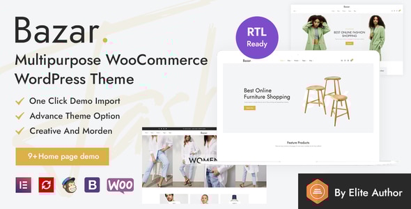 Bazar – 多用途 WooCommerce WordPress 主题