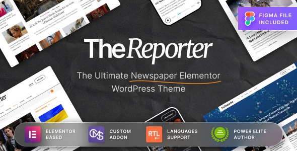 The Reporter – 报纸社论 WordPress 主题