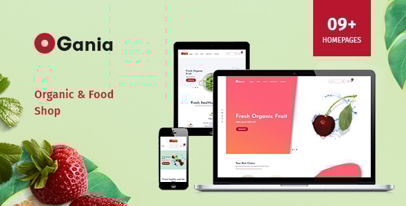 Ogania – 有机与食品WooCommerce WordPress主题