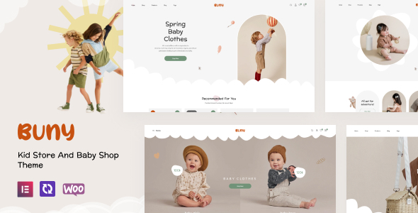 Buny – 儿童商店和婴儿商店 WordPress 主题