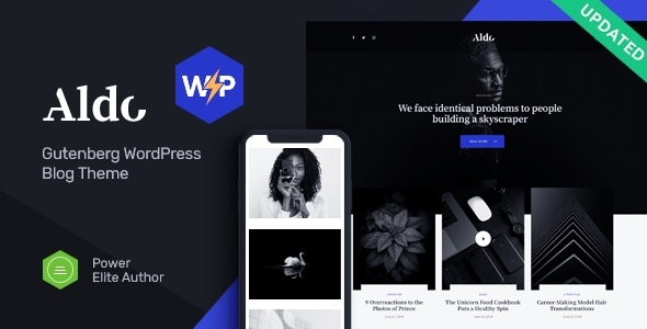 奥尔多 |Gutenberg WordPress主题黑白