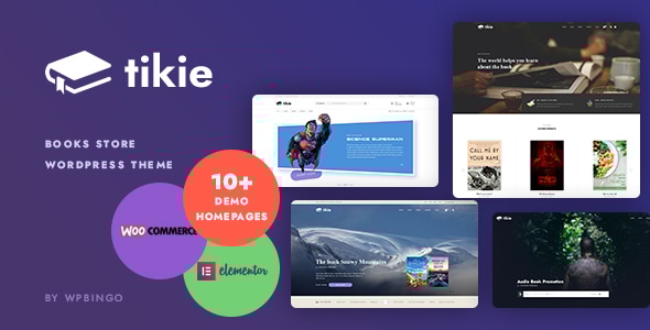 Tikie – 书店 WooCommerce WordPress 主题