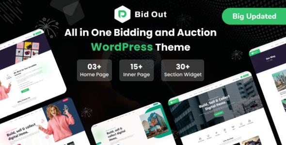 Bidout – 多供应商出价和拍卖 WordPress 主题
