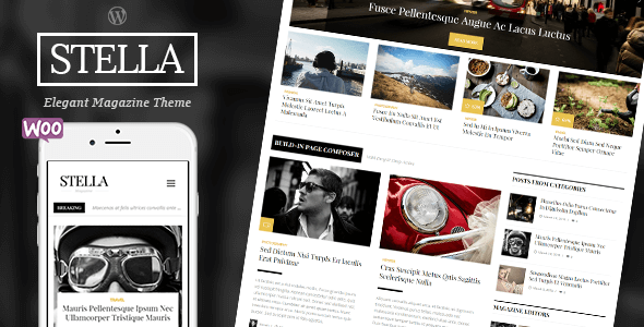STELLA – Clean Blog/News/Magazine 响应式主题