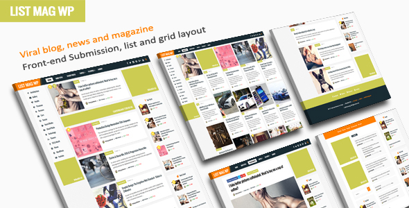 List Mag WP – 响应式 WordPress 博客主题