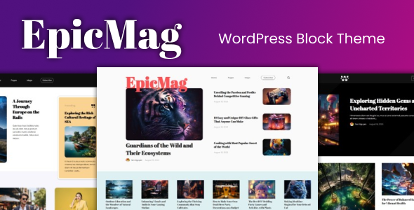 EpicMag – 新闻杂志 WordPress 主题