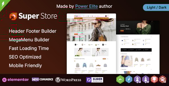 Super Store WP – 多用途 Elementor WooCommerce 主题