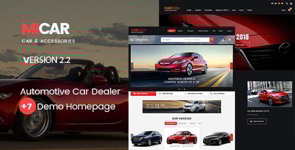 Micar – 汽车经销商 RTL WooCommerce WordPress for Car and Moto 主题