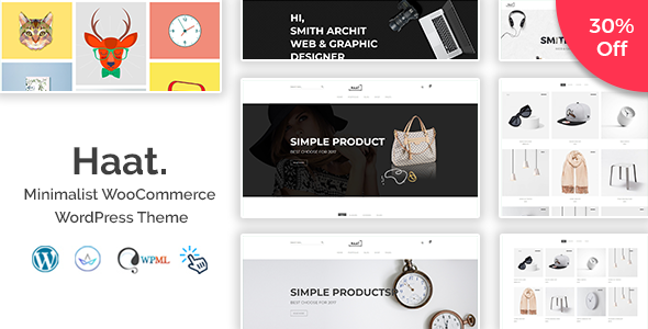 Haat – 极简主义 WooCommerce WordPress 主题