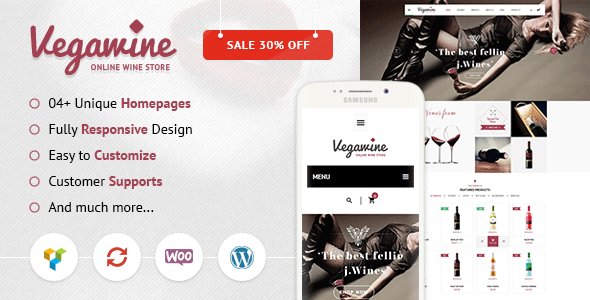 VG VegaWine – 葡萄酒、酿酒厂和葡萄园 WooCommerce 主题
