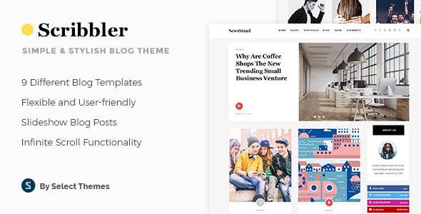 Scribbler – 简单的博客 WordPress 主题