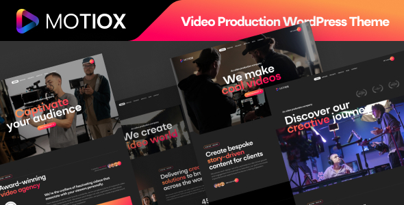 Motiox – 视频制作 WordPress 主题