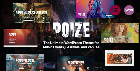 Poize – 音乐活动、节日和场馆的WordPress主题