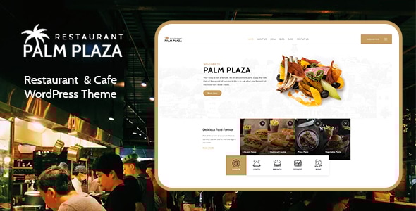 Palmplaza – 餐厅和咖啡馆WordPress主题