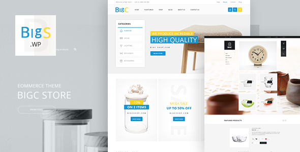 Big Shop – 家具 RTL 响应式 WooCommerce WordPress 主题