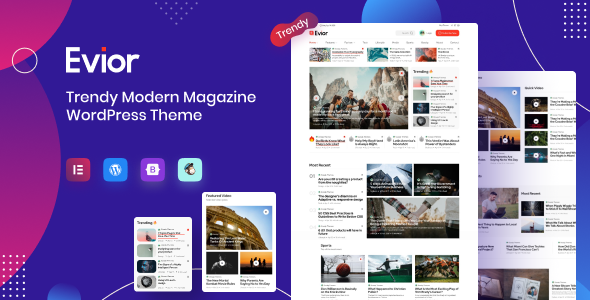 Evior – 现代杂志 WordPress 主题