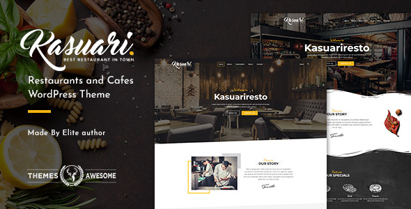 卡苏阿里 |餐厅和咖啡馆 WordPress 主题