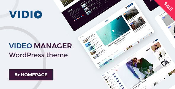 Vidio – 视频管理器 WordPress 主题