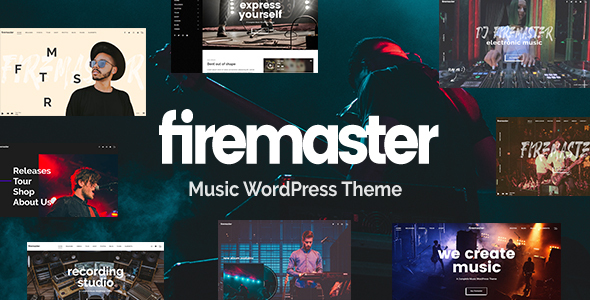 Firemaster – 创意音乐 WordPress 主题