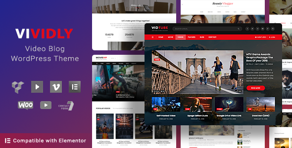 Vividly – 视频博客 WordPress 主题