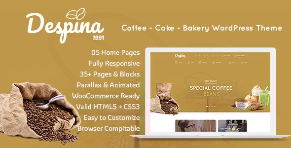 Despina – 咖啡馆和咖啡店WordPress主题