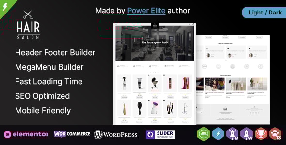 美发沙龙 – WooCommerce 响应式主题