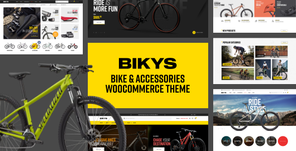 Bikys – 自行车和配件Woocommerce主题