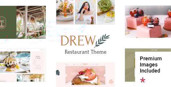 Drew – 餐厅 WordPress 主题