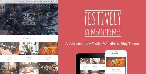 Festively：一个毫不羞愧的节日博客主题