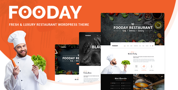 Fooday – 新鲜豪华餐厅WordPress主题