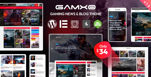 Gamxo – WordPress游戏新闻和博客主题