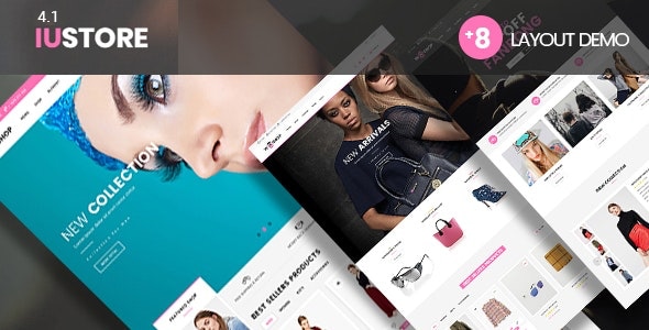 iuStore – 时尚美容化妆品店 WooCommerce WordPress 主题