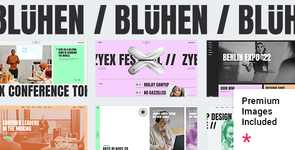 Blühen – 活动与会议WordPress主题