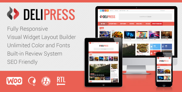 DeliPress – 杂志和评论 WordPress 主题