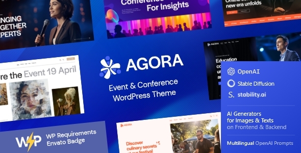 Agora — 活动与会议WordPress主题