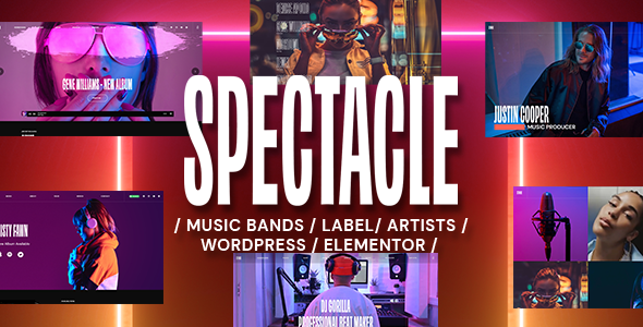Spectacle – 音乐 WordPress 主题