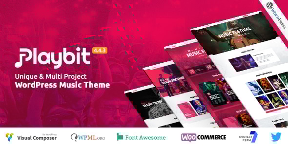 Playbit – 面向音乐的 WordPress 主题