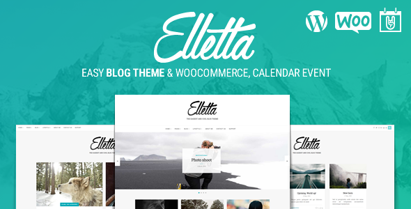 Elletta – 博客新闻，日历和商店主题WordPress