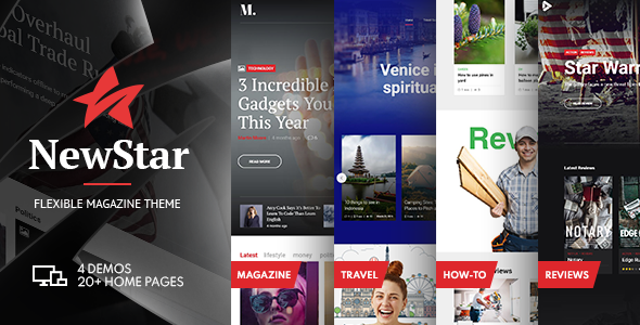 NewStar – 杂志与新闻WordPress主题