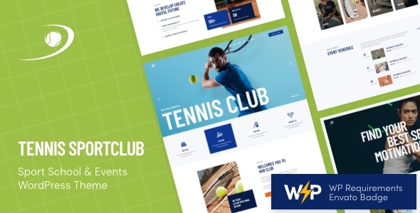 Tennis SportClub – 网球体育赛事 WordPress 主题