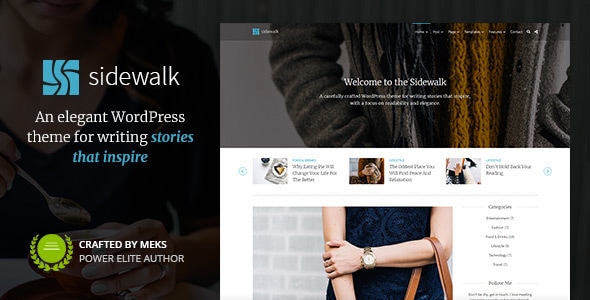 Sidewalk – 优雅的个人博客 WordPress 主题