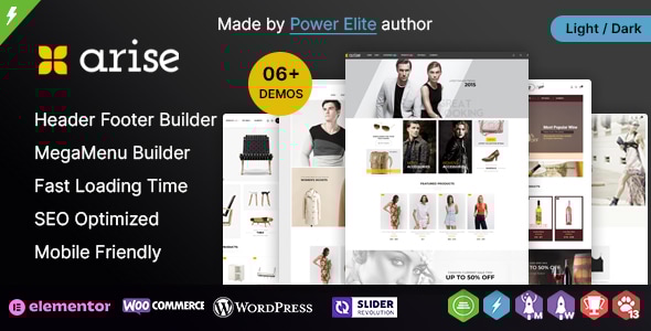 Arise WP – 多用途 WooCommerce 响应式主题