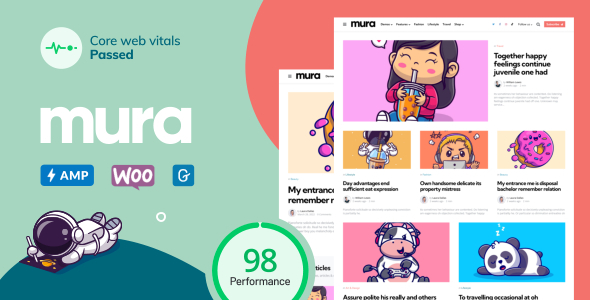 Mura – 内容创建者的 WordPress 主题