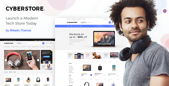 CyberStore – 简单的电子商务商店 WordPress 主题