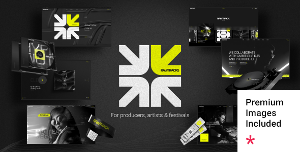 Rawtracks – 音乐和DJ WordPress主题