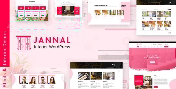 Jannal – 窗帘和门WordPress主题