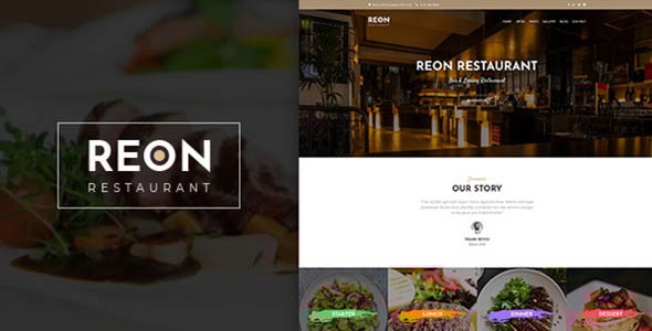 Reon – 餐厅 WordPress 主题